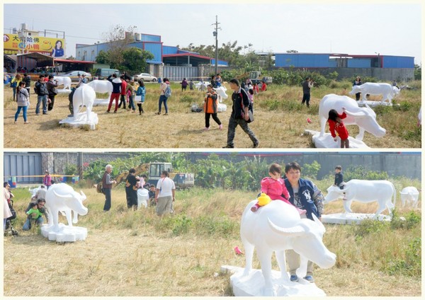 新屋後湖埤,黄色小鴨桃園逗留處:2013桃園最大盛事-黃色小鴨逗留新屋後湖塘【桃園/新屋】