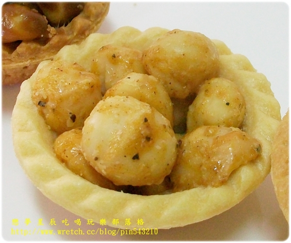 名坂奇:(試吃)團購界美食。。。名坂奇夏威夷豆塔。。。