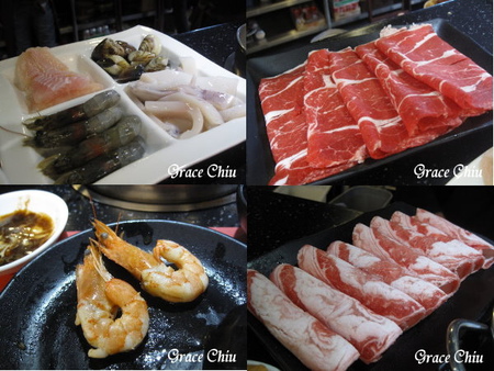 豪華海陸.霜降牛.小羔羊肩