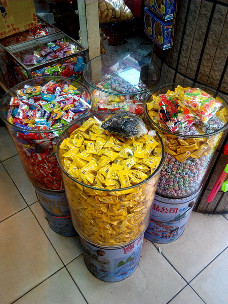 美勝珍蜜餞行:【臺南Ω中西區】美勝珍蜜餞。琳瑯滿目的古早味零嘴讓人看得眼花撩亂