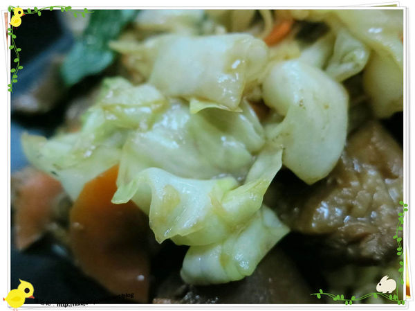 台北-三杯三怪媽媽小廚-美味的三杯料理-三杯雞高麗菜