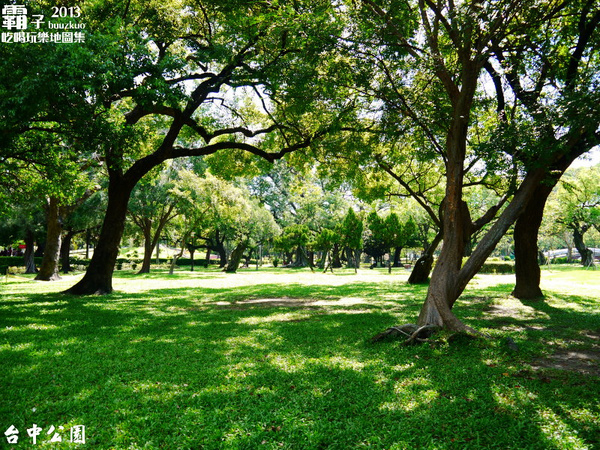 台中公園:台中公園 (湖心亭、日月湖、日式木橋的中山橋、望月亭)
