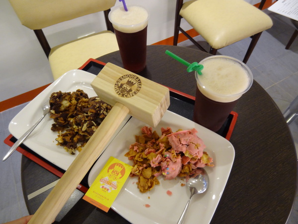雪球客(永和總店)：1021120[官本金文愛台灣]雪球客這是Candy Crush嗎？吃甜點順便感受雷神索爾用摃槌仔敲走厄運讓幸運好運旺旺來