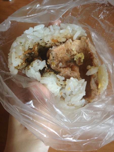 水哥養生早餐(民生店):水哥養生早餐──豬里肌飯糰