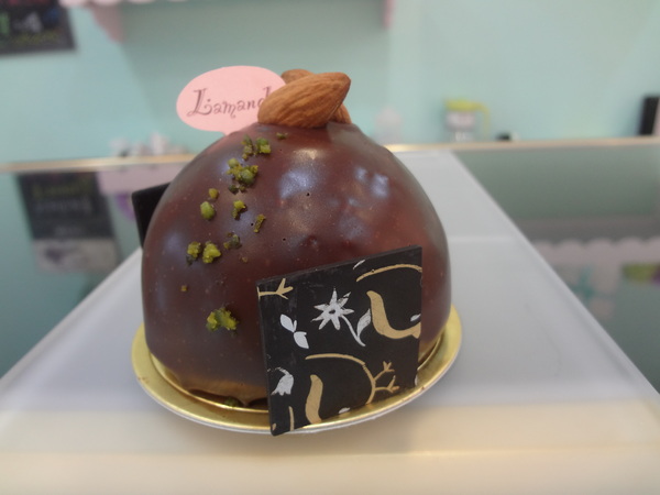 樂蒙地 L'amande：1021106[官本金文愛台灣口碑券第13彈]Tiffany綠色系樂蒙地L'amande的檸檬蛋糕好吃到要唱Lemon Tree