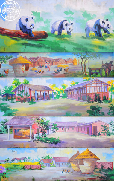 坑口彩繪村：作伙來企投【桃園蘆竹･坑口彩繪村】超過千坪的彩繪村