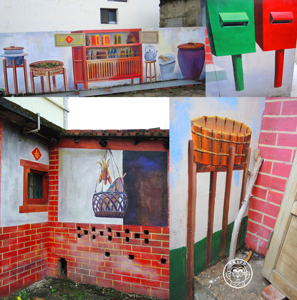 坑口彩繪村：作伙來企投【桃園蘆竹･坑口彩繪村】超過千坪的彩繪村