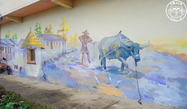 坑口彩繪村：作伙來企投【桃園蘆竹･坑口彩繪村】超過千坪的彩繪村