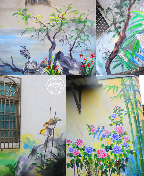 坑口彩繪村：作伙來企投【桃園蘆竹･坑口彩繪村】超過千坪的彩繪村