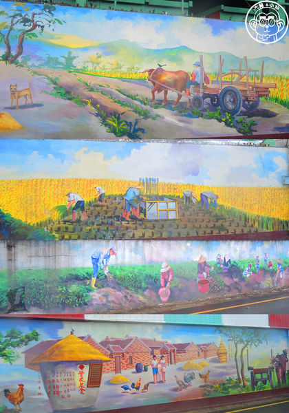 坑口彩繪村：作伙來企投【桃園蘆竹･坑口彩繪村】超過千坪的彩繪村