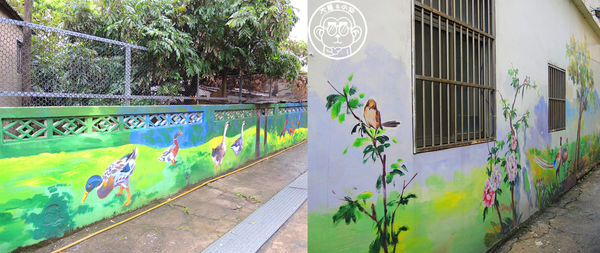 坑口彩繪村：作伙來企投【桃園蘆竹･坑口彩繪村】超過千坪的彩繪村