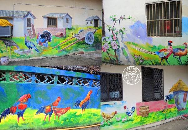 坑口彩繪村：作伙來企投【桃園蘆竹･坑口彩繪村】超過千坪的彩繪村