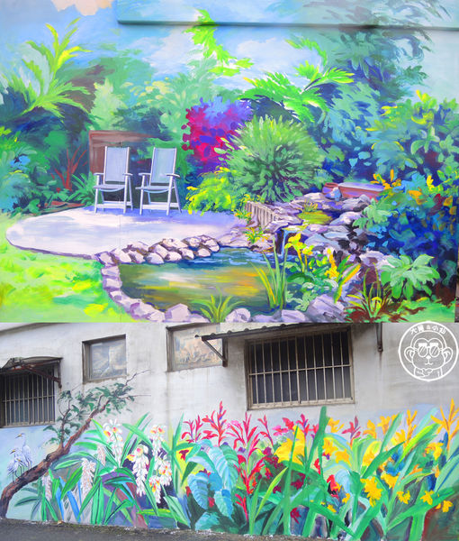 坑口彩繪村：作伙來企投【桃園蘆竹･坑口彩繪村】超過千坪的彩繪村