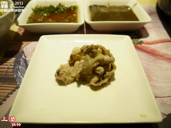 上澄鍋物:上澄鍋物,比臉還大的大麥松阪豬肉片,超吸睛!!!