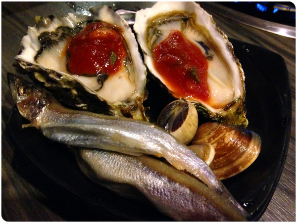 好客 酒吧燒烤(忠孝店):【♥美食】高空吃燒烤,肥美干貝帝王蟹-好客 酒吧燒烤