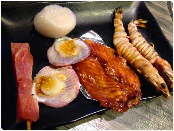 好客 酒吧燒烤(忠孝店):【♥美食】高空吃燒烤,肥美干貝帝王蟹-好客 酒吧燒烤