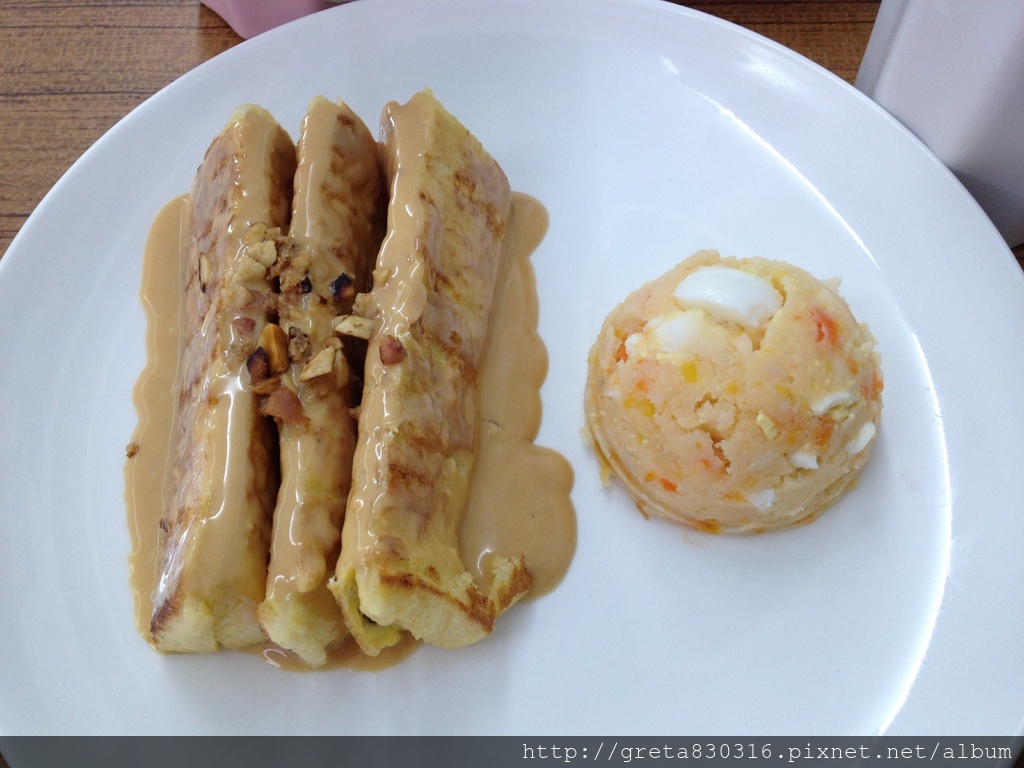 花生醬牛奶法式吐司