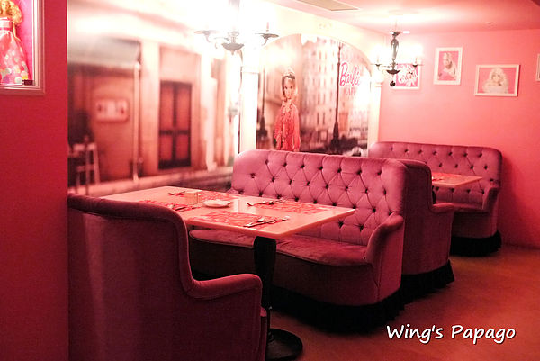 Barbie Cafe 芭比時尚主題餐廳：夢幻滿屋。讓人目不瑕給的【Barbie Cafe】芭比餐廳體驗
