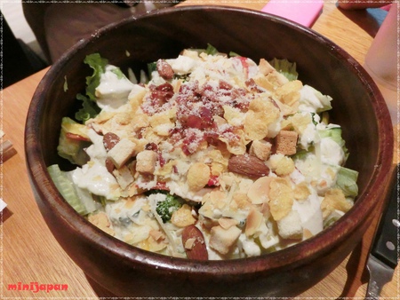 Campus cafe~特製木碗凱薩沙拉.JPG