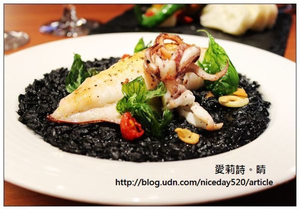 法法小館 Fafa Voila:大安區美食|Fafa Voila 法法小館~Bravo!海透抽佐墨魚汁黑黝黝燉飯