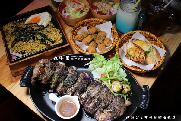 水牛城美式碳烤牛排(台北店):大份量美食『水牛城美式碳烤牛排』20盎司牛肋排/捷運古亭站