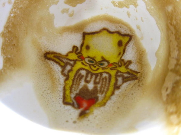 麥克菲咖啡館:<台中|西屯>限量客製化彩色拉花~超卡挖娃海綿飽飽拉花~麥克菲輕食咖啡 McFee Cafe