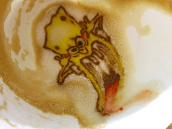 麥克菲咖啡館:<台中|西屯>限量客製化彩色拉花~超卡挖娃海綿飽飽拉花~麥克菲輕食咖啡 McFee Cafe