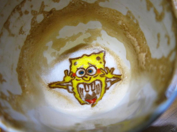 麥克菲咖啡館:<台中|西屯>限量客製化彩色拉花~超卡挖娃海綿飽飽拉花~麥克菲輕食咖啡 McFee Cafe