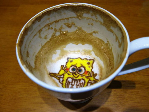 麥克菲咖啡館:<台中|西屯>限量客製化彩色拉花~超卡挖娃海綿飽飽拉花~麥克菲輕食咖啡 McFee Cafe