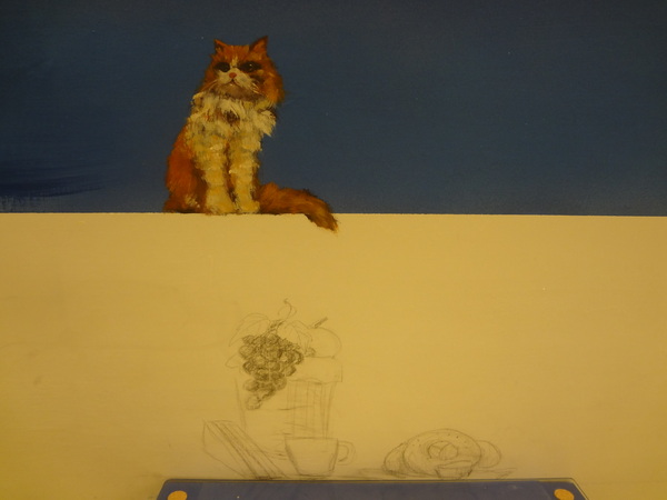 藍色地圖咖啡館：1021001[官本金文愛台灣]第三雷空有地中海風格的藍色地圖咖啡館Bule Map餐點須再加強