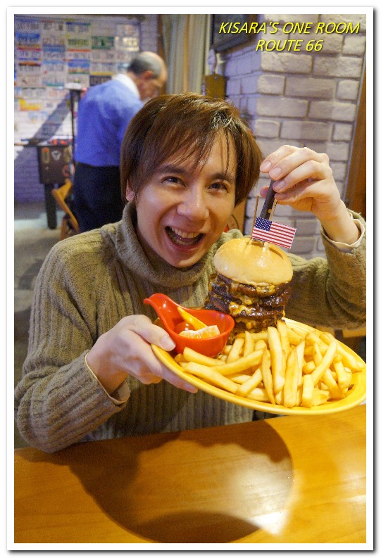 Route66 美式餐廳:東區美式.跟自己挑戰!六層高聳漢堡大胃王比賽──ROUTE 66