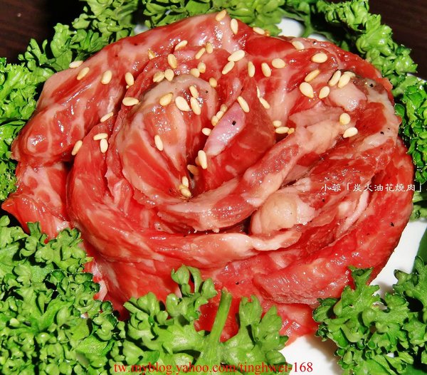 油花炭火燒肉專門店:『炭火油花燒肉專門店』吃精巧不吃粗飽的燒肉店~