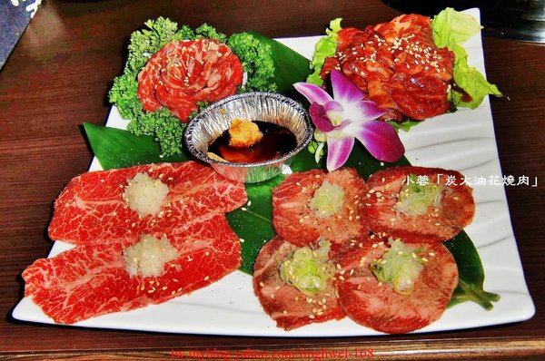 油花炭火燒肉專門店:『炭火油花燒肉專門店』吃精巧不吃粗飽的燒肉店~