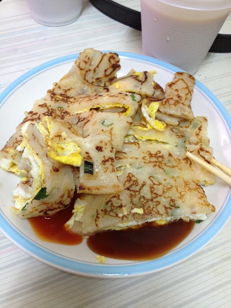 阿公阿婆蛋餅:台南排隊古早味早餐→→→超大蛋餅