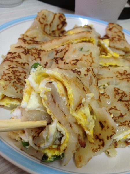 阿公阿婆蛋餅:台南排隊古早味早餐→→→超大蛋餅