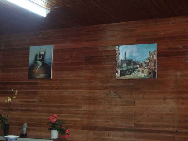 觀音山莊野菜料理：1020106[官本金文愛台灣]觀音山莊像在莊園博物館裡享受美食賞石賞魚賞花的好地方