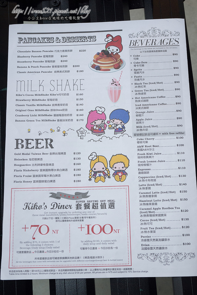 3.12.28-Kiko's Diner.Sanrio 美式餐廳