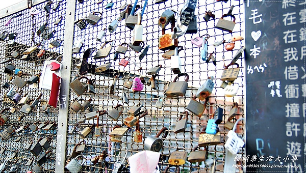 豐原心鎖橋：【台中/豐原】不用去韓國~台灣也有心鎖橋