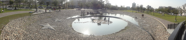 新都生態公園：1020129[官本金文愛台灣]新都生態公園藍天綠地水池海星小生態大玩樂