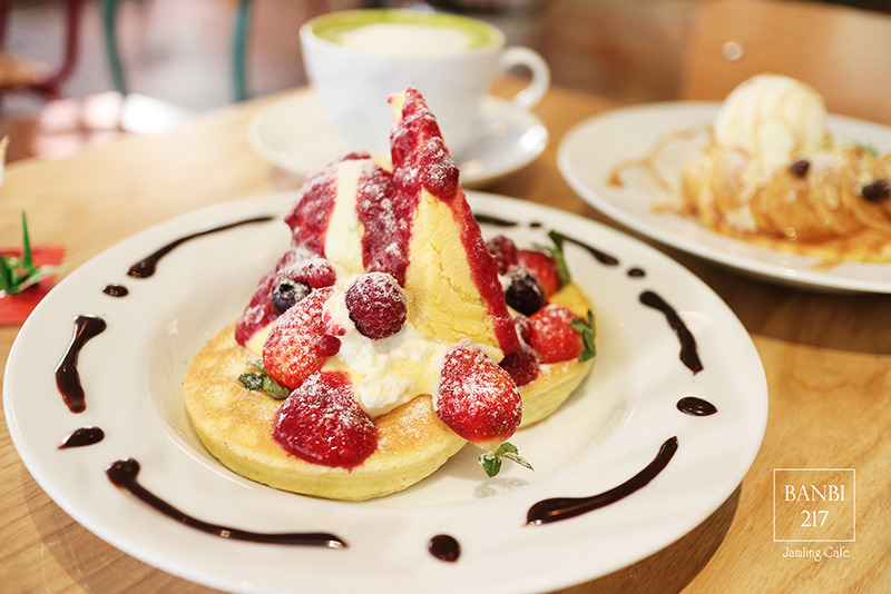 Banbi217 美食旅遊: Jamling cafe 日式厚鬆餅,下午茶,咖啡館(捷運信義線信義安和站,台北大安區)