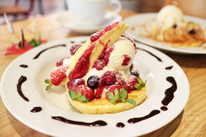 Banbi217 美食旅遊: Jamling cafe 日式厚鬆餅,下午茶,咖啡館(捷運信義線信義安和站,台北大安區)