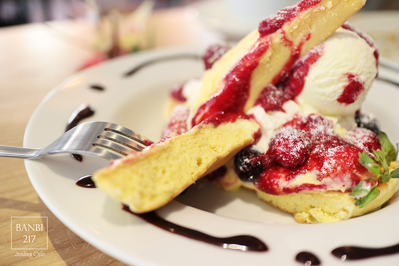 Banbi217 美食旅遊: Jamling cafe 日式厚鬆餅,下午茶,咖啡館(捷運信義線信義安和站,台北大安區)