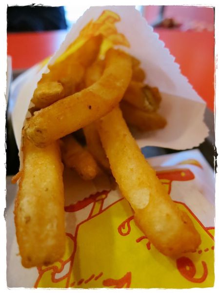 六星級烤雞-四星級的美味-薯條