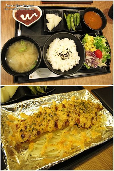 明太子中捲全定食