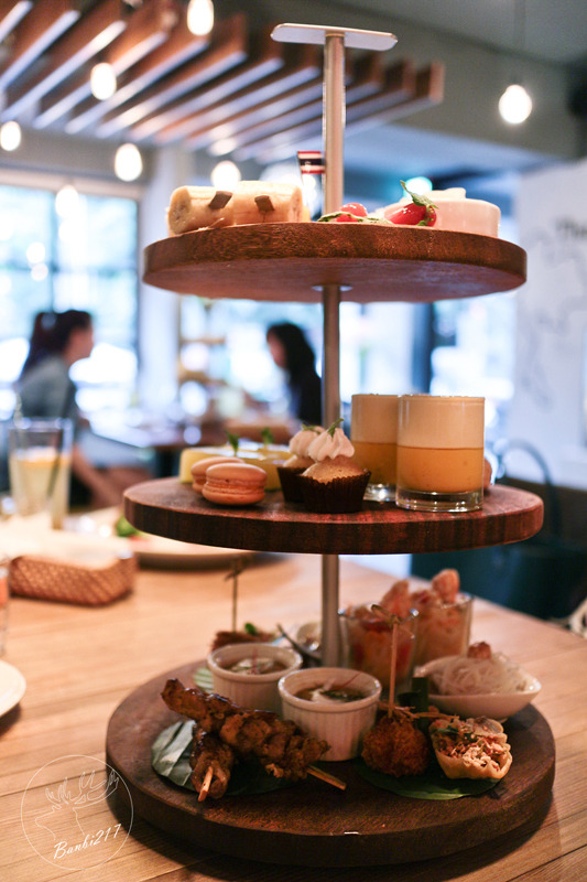 Banbi217 美食旅遊: 她他小曼谷 Thai Cafe Together,泰式下午茶、泰式早午餐、泰式義大利麵、泰國菜、泰式料理、蝦餅、咖哩(捷運六張犁站,台北大安區)