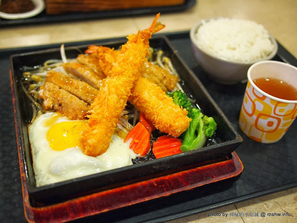 千越雙燒鐵板.鍋物:【食記】台中千越雙燒鐵板.鍋物@東區新時代購物中心 : 粉厚到很靠杯,吃起來有點噁的炸物