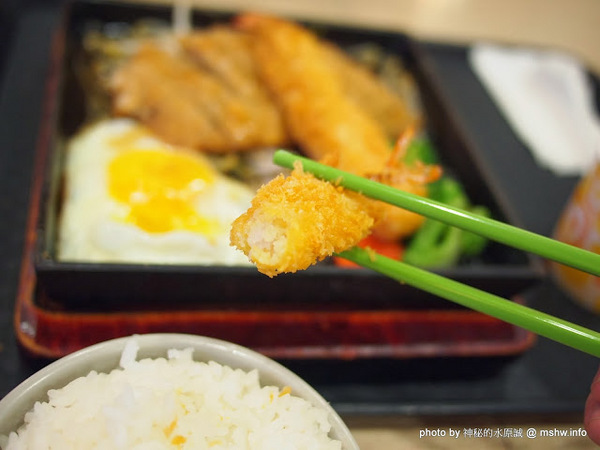 千越雙燒鐵板.鍋物:【食記】台中千越雙燒鐵板.鍋物@東區新時代購物中心 : 粉厚到很靠杯,吃起來有點噁的炸物