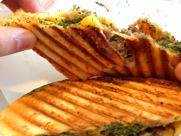 晴天小店：【♥美食】早餐就該這樣享受陽光般的帕尼尼-晴天義式三明治