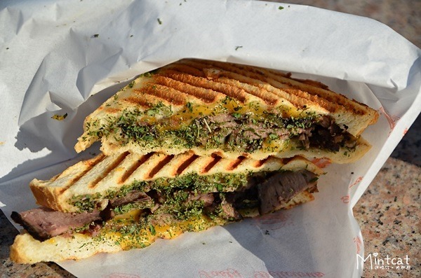 晴天小店:【早餐吃什麼】晴天小店義式烤乳酪三明治搭松青超市現煮貝納頌咖啡