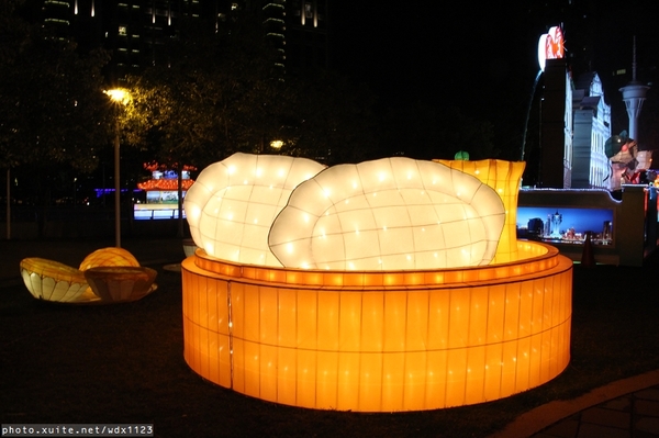 2014中台灣元宵燈會：2014中臺灣元宵燈會-飛馬獻瑞耀臺中✪主燈搭配女高音live演唱超威的